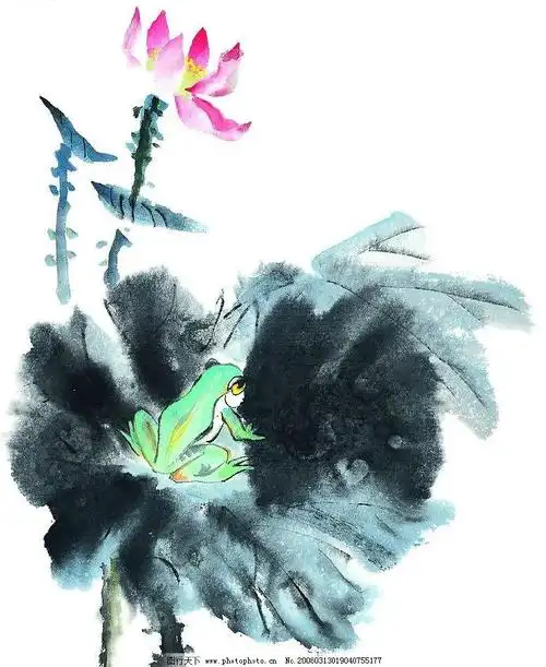 七绝·咏蛙(哪个虫儿敢作声)