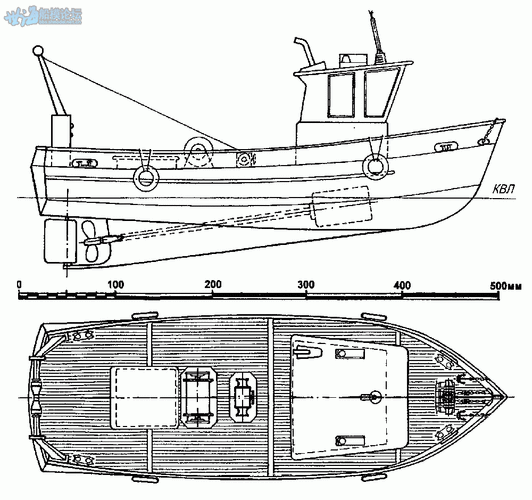超经典小渔船图纸大量细节照84p
