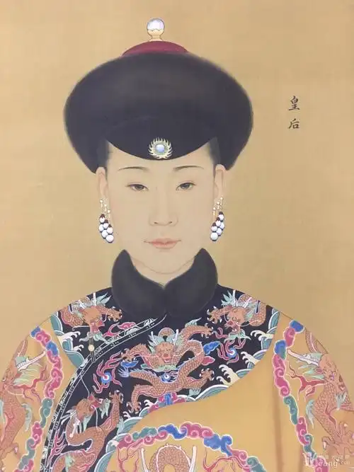 郎世宁绘乾隆皇帝及十二皇妃图卷