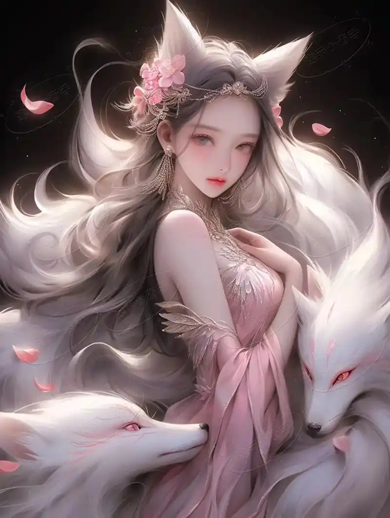 治愈系灵狐|余生 无忧无虑.治愈系狐仙高清壁纸 可做头像 # - 抖音