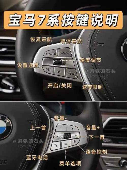 宝马7系按键详细介绍赶紧收藏吧