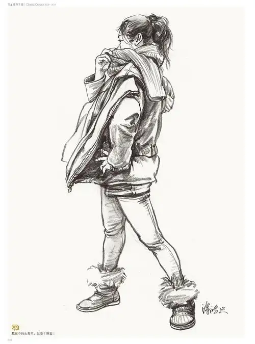 经典全集速写人物书临摹本精选线描画照片基础知识超级工具高考入门