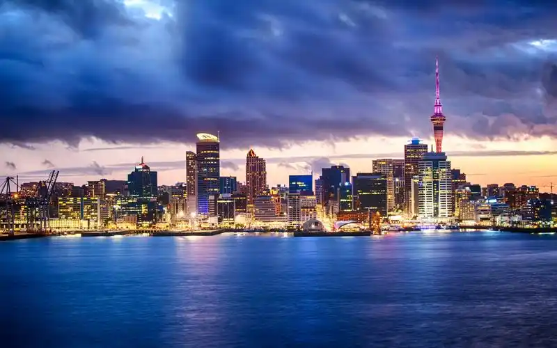 高楼大厦,旅游景点,新西兰,风景新西兰奥克兰城市风光唯美写真 壁纸