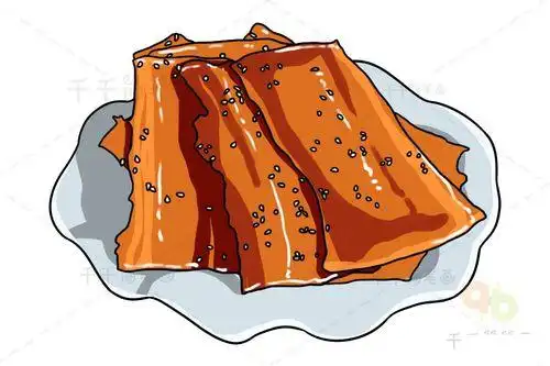 蔬菜简笔画 达州传统名食 灯影牛肉简笔画                      达州