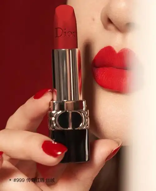 dior迪奥烈艳蓝金唇膏999丝绒鎏金哑光缎光434720814846849869试色
