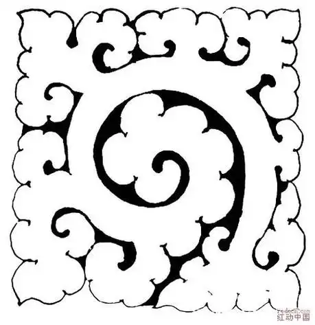 藏族图腾图案简笔画