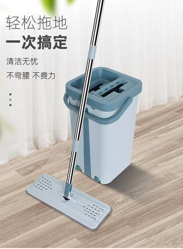 抖音懒人免手旋转家用平板拖把配件大全干湿平板拖把