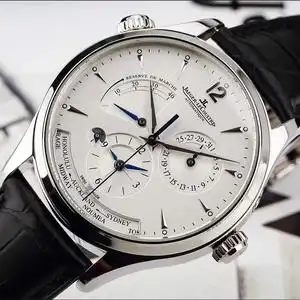 5新]积家大师自动机械男士手表瑞士精钢皮带1538420