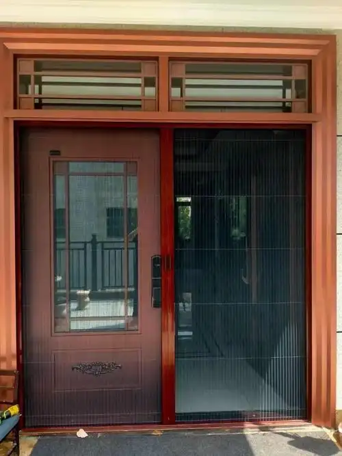 小米mi生态米家通用定制隐形折叠纱门铝合金纱窗门可