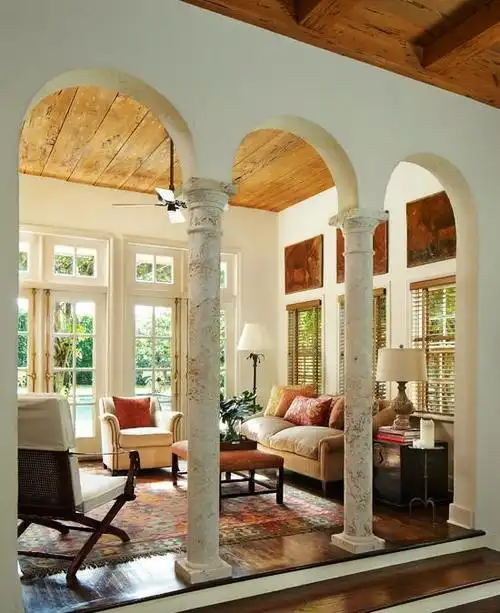 室内石膏罗马柱装修效果图