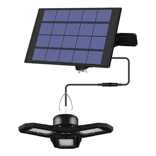 谦润照明led太阳能户外灯智能充电三叶灯高亮庭院道路照明灯节能