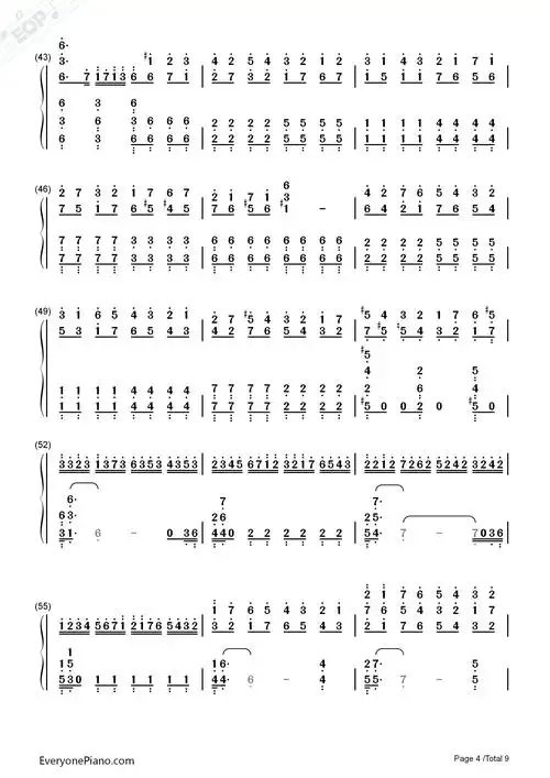 劲乐团v3-贝多芬悲怆第三乐章改编双手简谱预览4