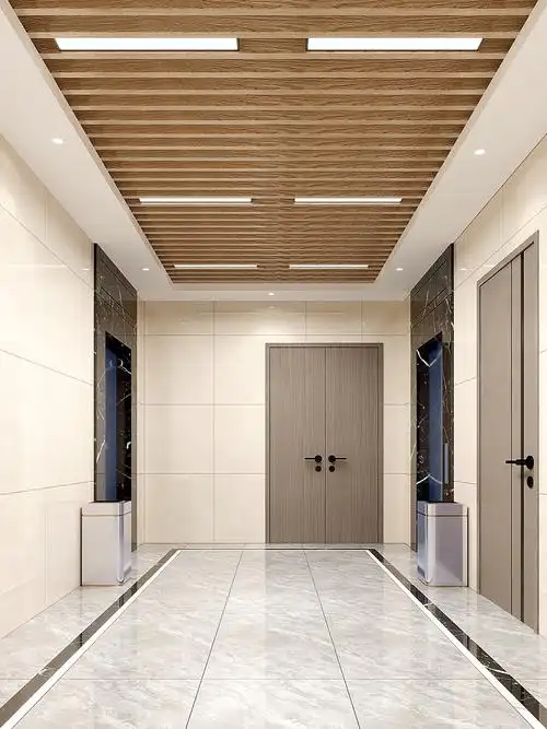 效果图中央华府电梯厅