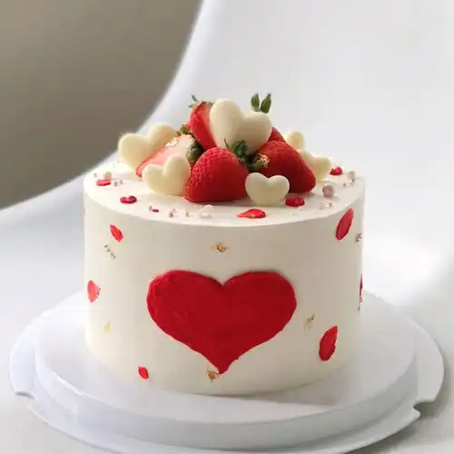 简约网红爱心蛋糕