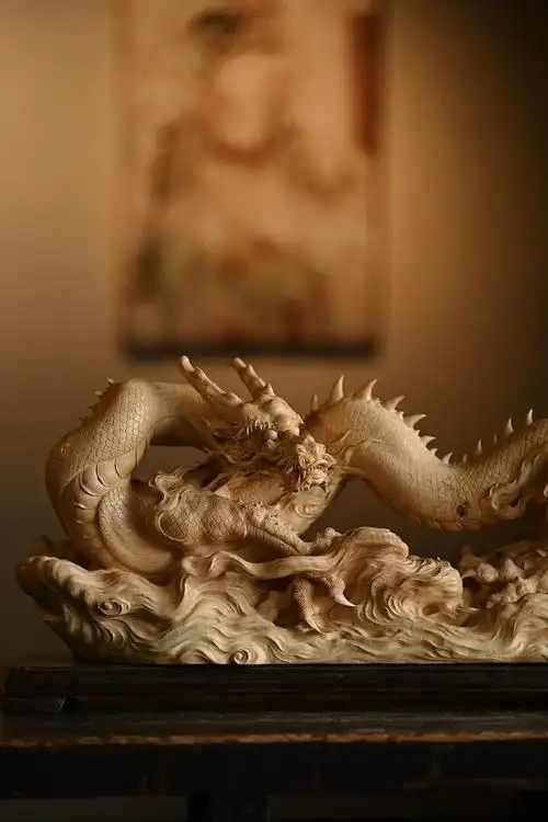 黄杨木 | 龙行天下 摆件