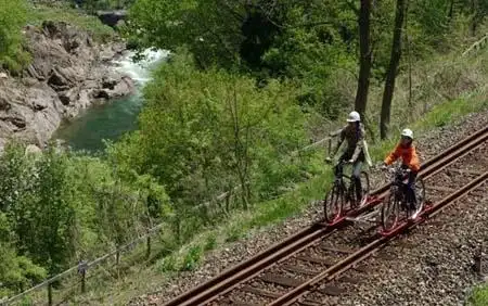 岐阜县独特体验——铁轨自行车(图文)