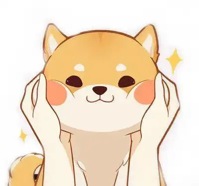 柴犬吃西瓜动漫头像q版