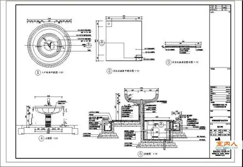 欧式水池中心喷泉