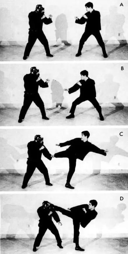 截拳道-动作-李小龙示范