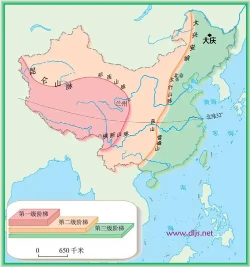 大庆市位于我国地势的第几阶梯