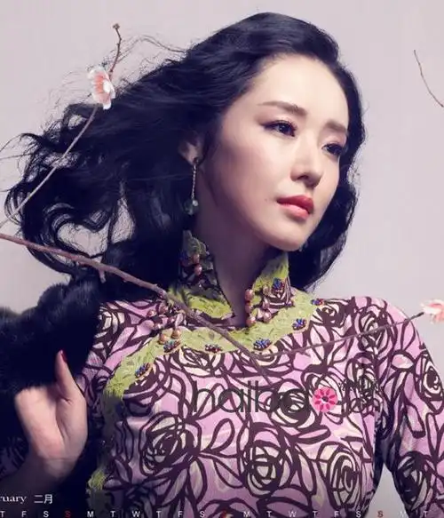 《金陵十三钗》真人月历照pk手绘定妆图 (图)