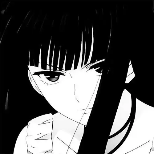 动漫高冷霸气暗黑女生头像图片