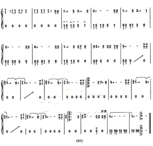 牧羊曲简谱_牧羊曲古筝谱曲谱_古筝谱_818简谱曲谱网