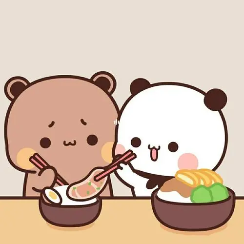 表情包一二布布悠闲的一天