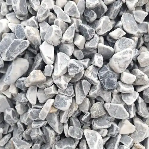 灰色砾石 灰色滚圆石子 灰色鹅卵石 灰色透水胶粘石 浅灰色卵石