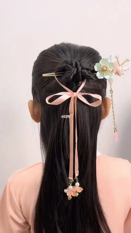 儿童编发  #今日发型  #编发  #汉服