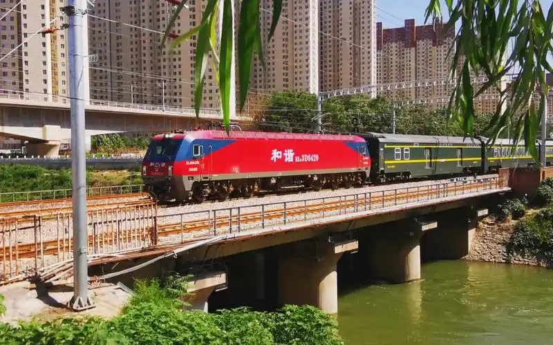 从内燃机绿皮火车,到和谐号复兴号高速动车!