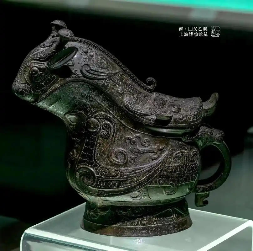 商父乙觥为商代晚期的青铜器.高29.5厘米,全长3 - 抖音