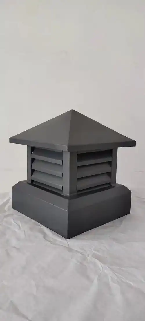 别墅屋顶排烟帽别墅透气帽中式百叶烟囱帽