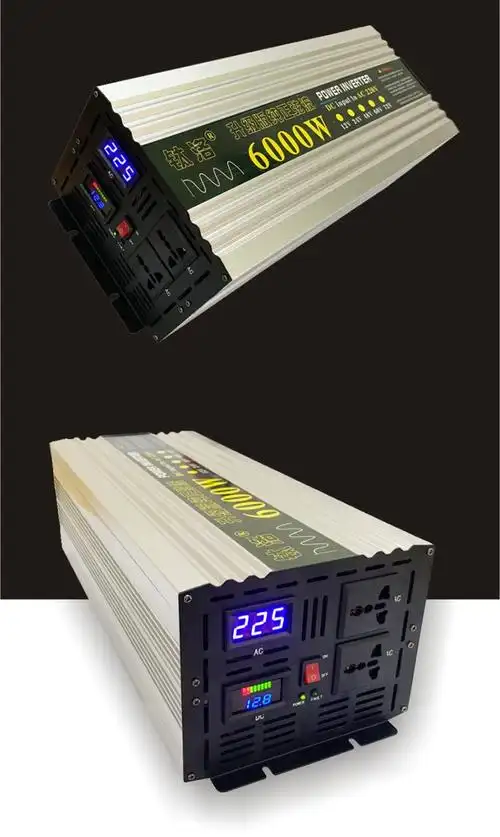 适用于汽车载纯正弦波升压器12v24v48v60v转220v/110v/5000w6000w 纯