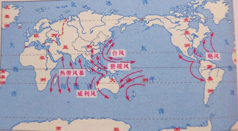 专题11 台风寒潮梅雨知识梳理