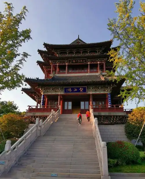 泰州观海楼~~凤凰河夜景