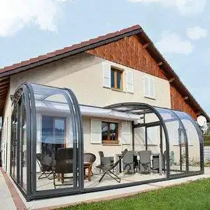 阳光房玻璃顶遮阳布防晒隔热膜露天阳台棚窗帘天棚魔术贴室外吸盘玻璃