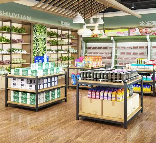 超市牛奶堆头展示架饮料促销陈列架钢货架加厚超市货架