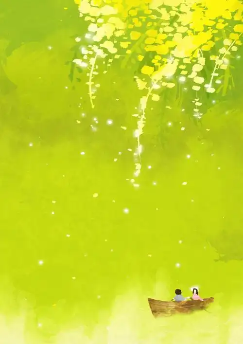 春天插画图片水彩画插画春天