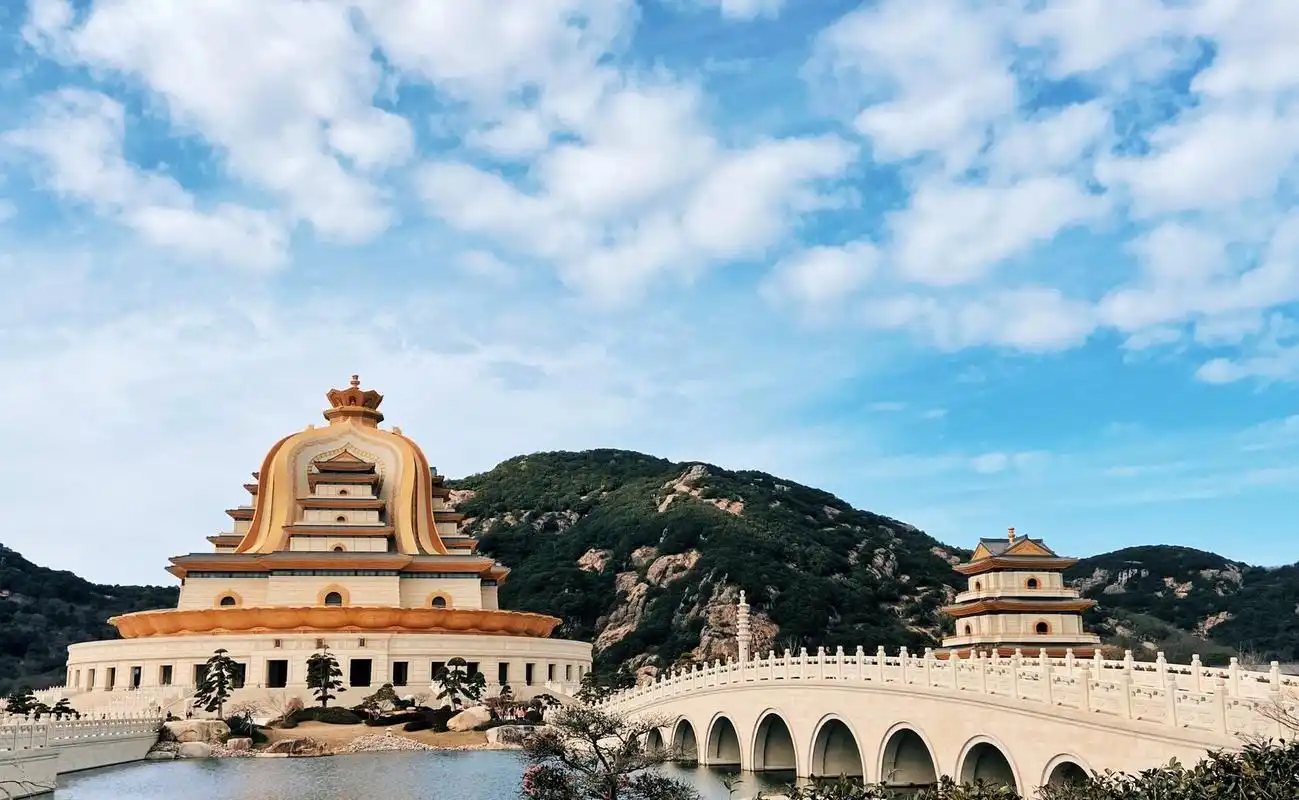 舟山市朱家尖 | 打卡礼佛圣地【观音法界】     	 "苍穹之下,你我皆