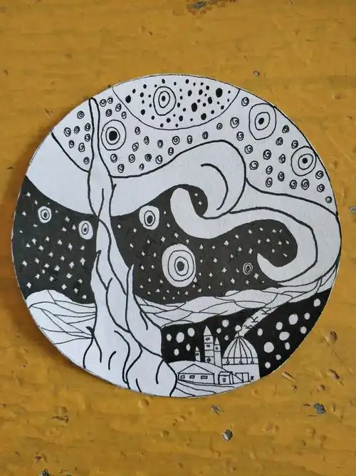 名画的黑白世界