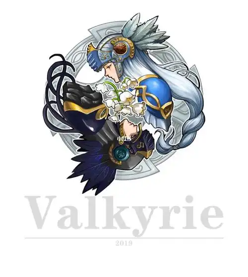瓦尔基里～女神侧身像