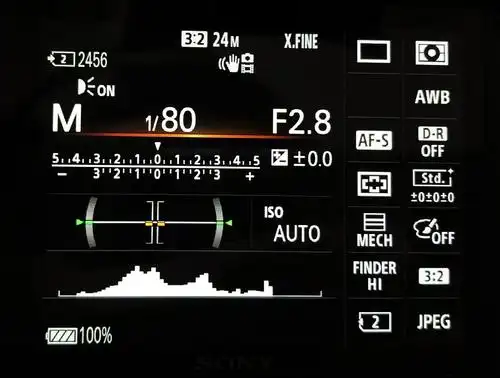 索尼相机使用教程-认识disp按键