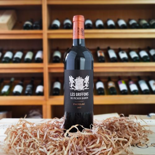 法国波尔多 碧尚男爵副牌 干红葡萄酒 les griffons 小男爵