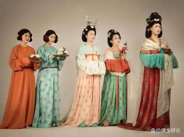 在这样的历史社会背景影响下,唐代妇女服饰呈现出前所未有的开放形态