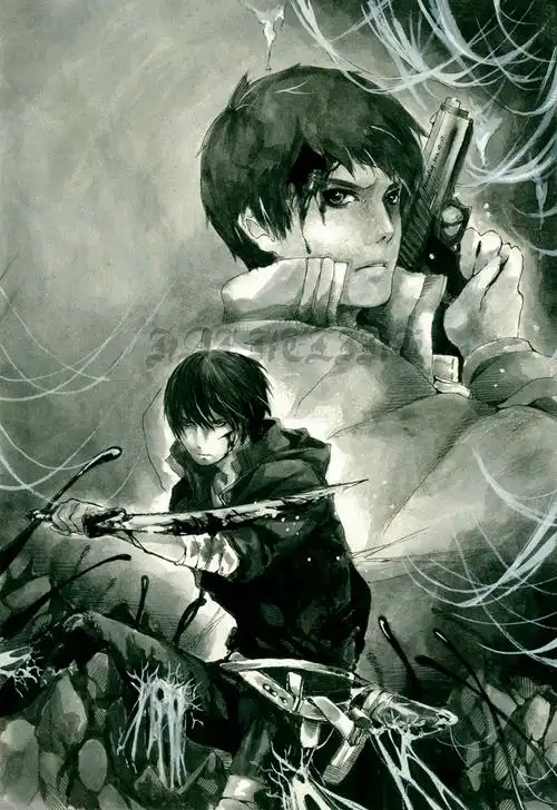 盗墓笔记,瓶邪,同人,张起灵和他的朋友们,盗墓,闷油瓶,张起灵,插画