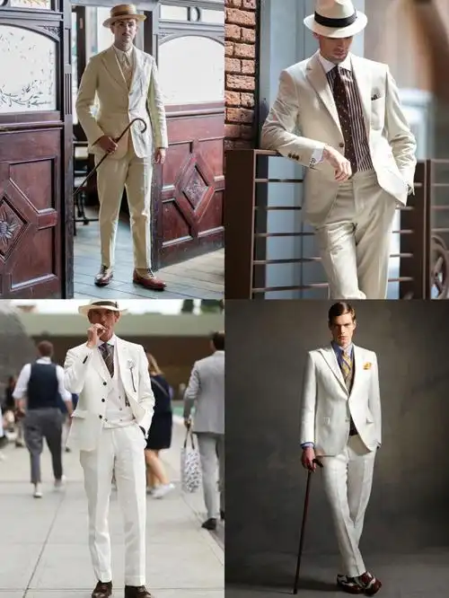 男士白色西服搭配|做个优雅的白马王子🤴🏻