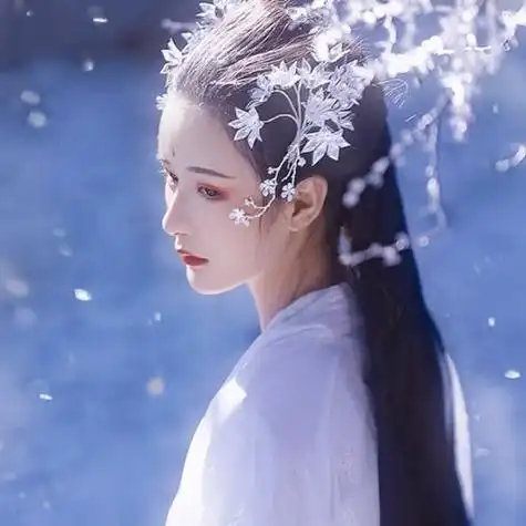 微博自截古风汉服女生头像