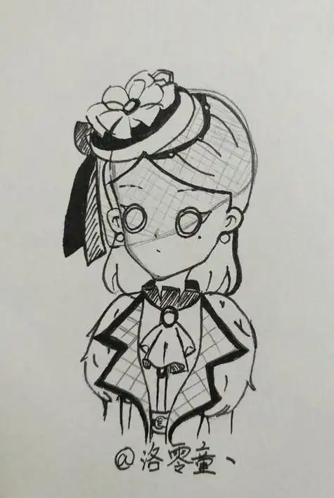 第五人格小调香师简笔画q版