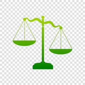 在透明背景上的绿色渐变图标照片